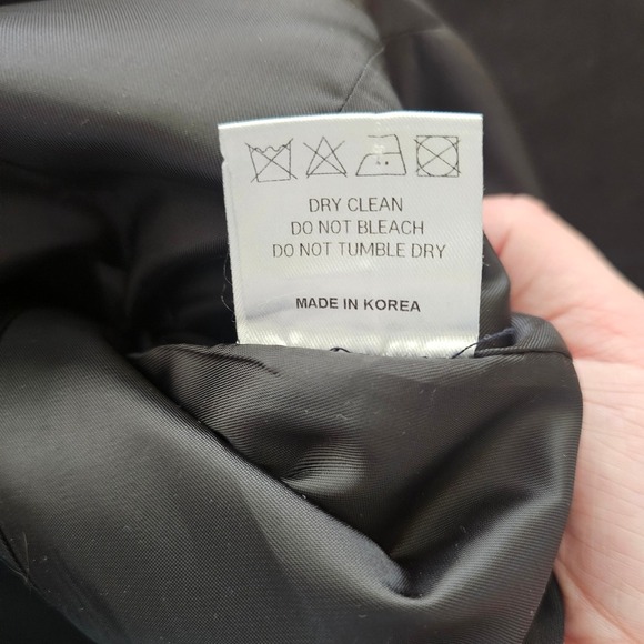 The Frankie Shop Black Cotton Tailored Two Button Blazer Jacket M/L ~ - Picture 12 of 13